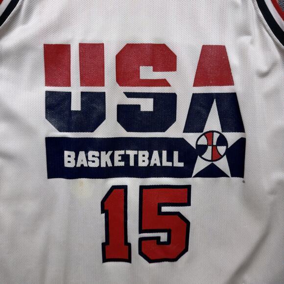 Magic Johnson Dream Team Vintage Champion Jersey Size Large 90s - Picture 2 of 6